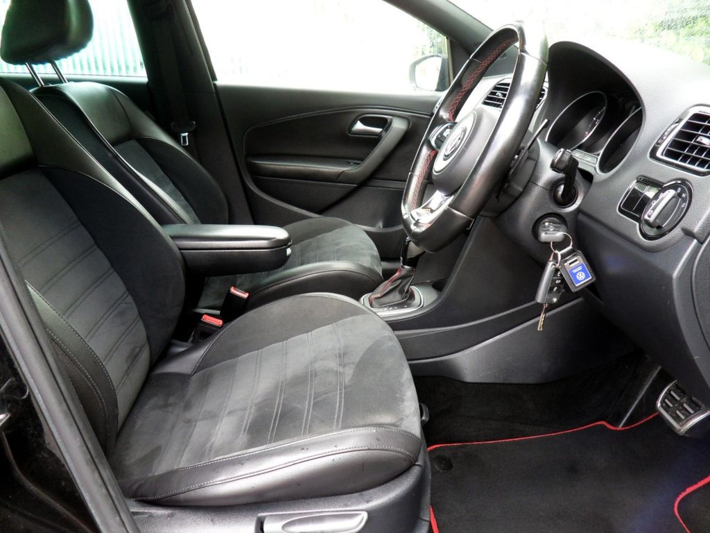 USED 2016 16 VOLKSWAGEN POLO 1.8 TSI BlueMotion Tech GTI Hatchback 5dr Petrol DSG Euro 6 (s/s) (192 ps) LowMiles Full History Rare HotHatch