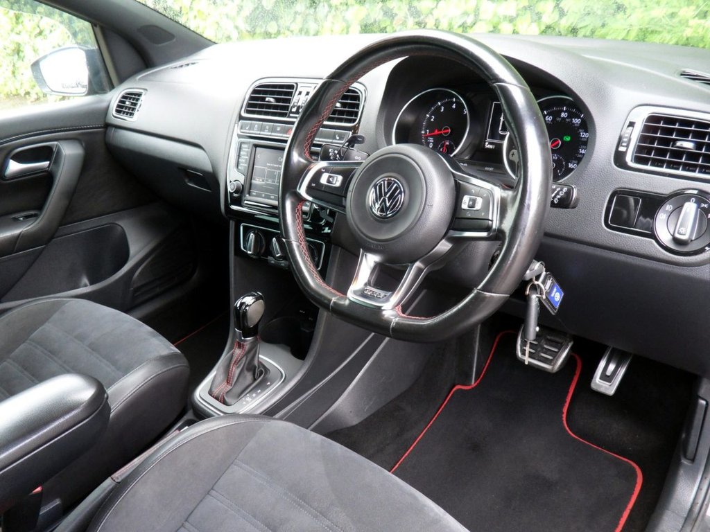 USED 2016 16 VOLKSWAGEN POLO 1.8 TSI BlueMotion Tech GTI Hatchback 5dr Petrol DSG Euro 6 (s/s) (192 ps) LowMiles Full History Rare HotHatch