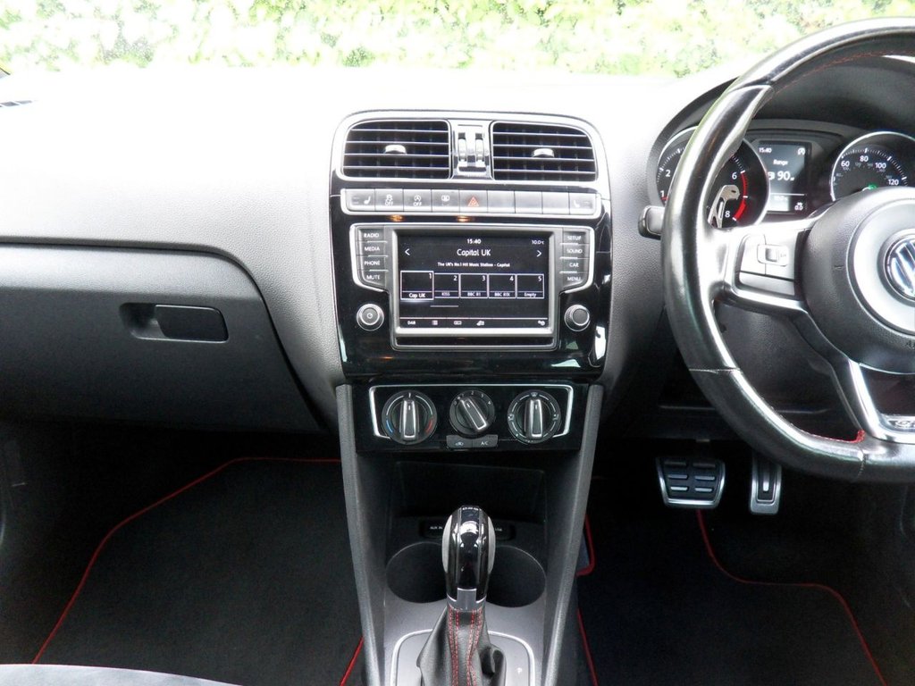 USED 2016 16 VOLKSWAGEN POLO 1.8 TSI BlueMotion Tech GTI Hatchback 5dr Petrol DSG Euro 6 (s/s) (192 ps) LowMiles Full History Rare HotHatch
