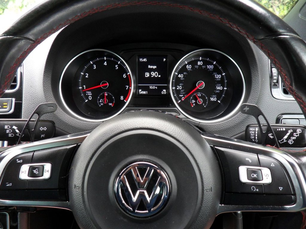 USED 2016 16 VOLKSWAGEN POLO 1.8 TSI BlueMotion Tech GTI Hatchback 5dr Petrol DSG Euro 6 (s/s) (192 ps) LowMiles Full History Rare HotHatch