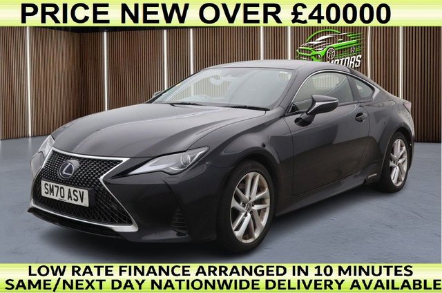 View our Lexus Rc 2.5 300h Coupe 2dr Petrol Hybrid E-CVT Euro 6 (s/s) (223 ps)