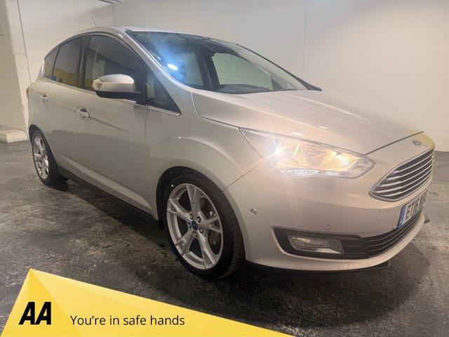 View our Ford C-Max 1.5 TDCi Titanium MPV 5dr Diesel Manual Euro 6 (s/s) (120 ps) Sat Nav-Air con-DAB Radio-Heated seats-Bluetooth-Park sensors-Cruise-18" Alloys-7 x Services