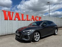 USED 2022 22 AUDI A3 1.5 TFSI 35 S line Sportback 5dr Petrol S Tronic Euro 6 (s/s) (150 ps) Full History, Automatic, S-Line