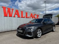 USED 2022 22 AUDI A3 1.5 TFSI 35 S line Sportback 5dr Petrol S Tronic Euro 6 (s/s) (150 ps) Full History, Automatic, S-Line