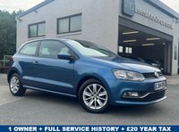USED 2014 64 VOLKSWAGEN POLO 1.4 TDI BlueMotion Tech SE Hatchback 3dr Diesel Manual Euro 6 (s/s) (75 ps) &pound;20 TAX -- FULL SERVICE HISTORY -- BLUETOOTH -- 1 OWNER