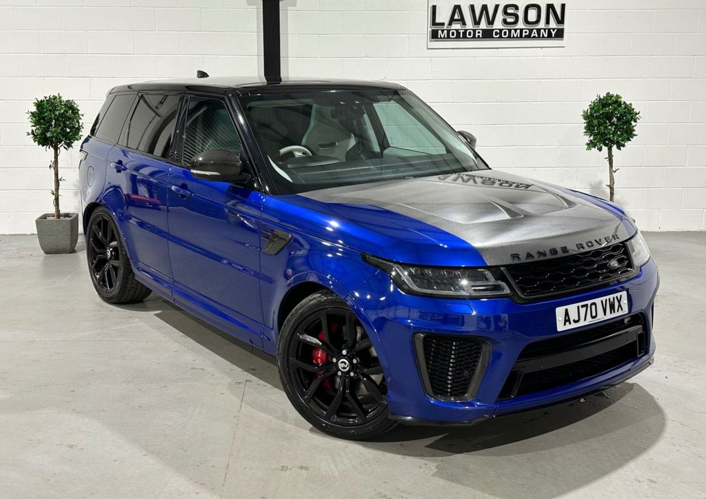 USED 2021 70 LAND ROVER RANGE ROVER SPORT 5.0 P575 V8 GPF SVR SUV 5dr Petrol Auto 4WD Euro 6 (s/s) (575 ps) 