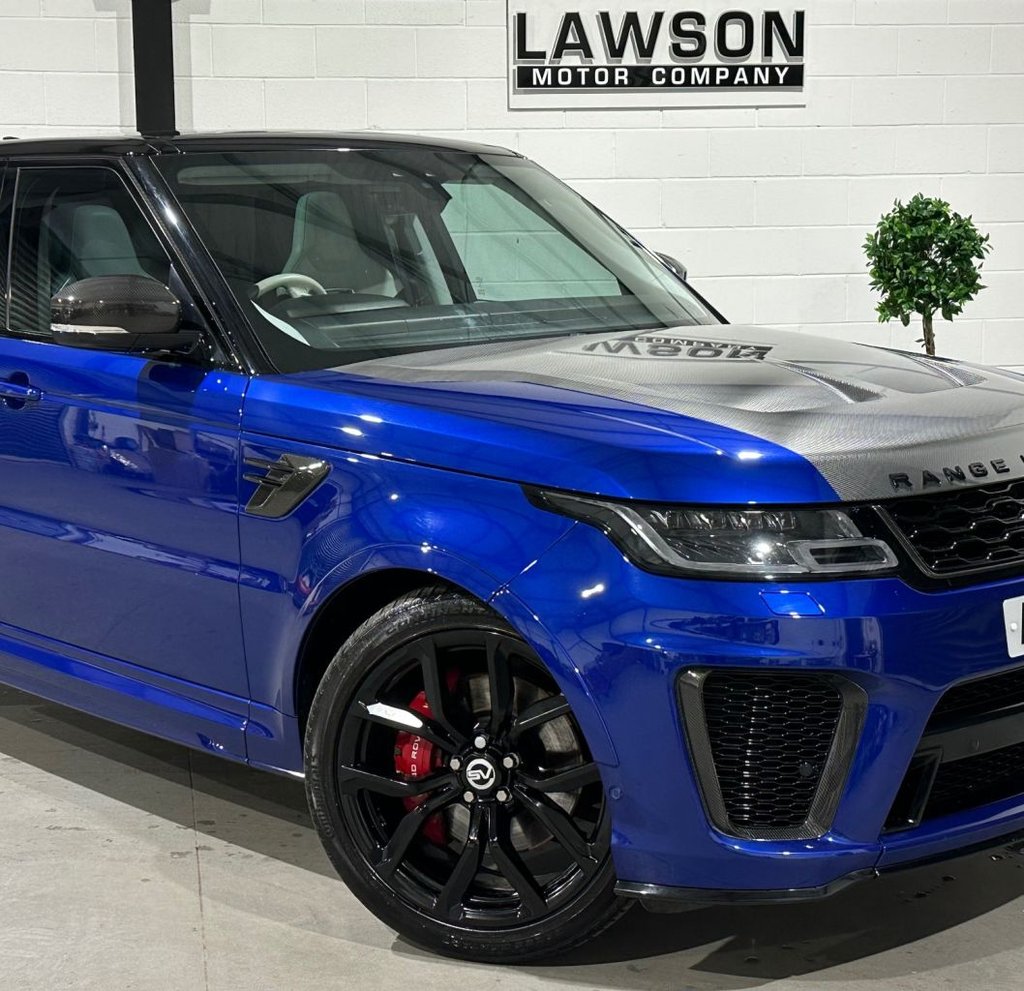 USED 2021 70 LAND ROVER RANGE ROVER SPORT 5.0 P575 V8 GPF SVR SUV 5dr Petrol Auto 4WD Euro 6 (s/s) (575 ps) 