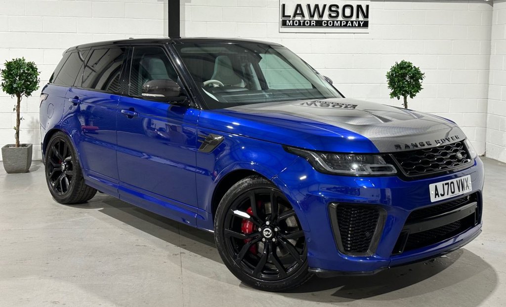 USED 2021 70 LAND ROVER RANGE ROVER SPORT 5.0 P575 V8 GPF SVR SUV 5dr Petrol Auto 4WD Euro 6 (s/s) (575 ps) 