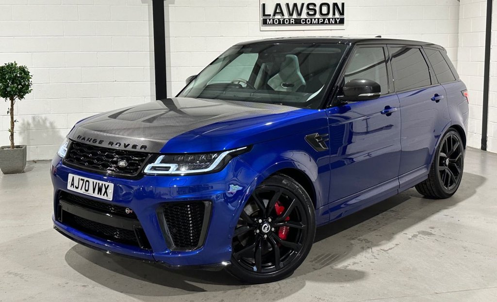 USED 2021 70 LAND ROVER RANGE ROVER SPORT 5.0 P575 V8 GPF SVR SUV 5dr Petrol Auto 4WD Euro 6 (s/s) (575 ps) 