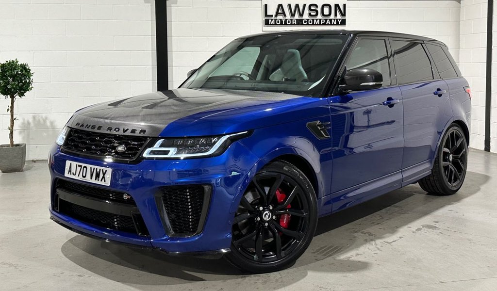 USED 2021 70 LAND ROVER RANGE ROVER SPORT 5.0 P575 V8 GPF SVR SUV 5dr Petrol Auto 4WD Euro 6 (s/s) (575 ps) 