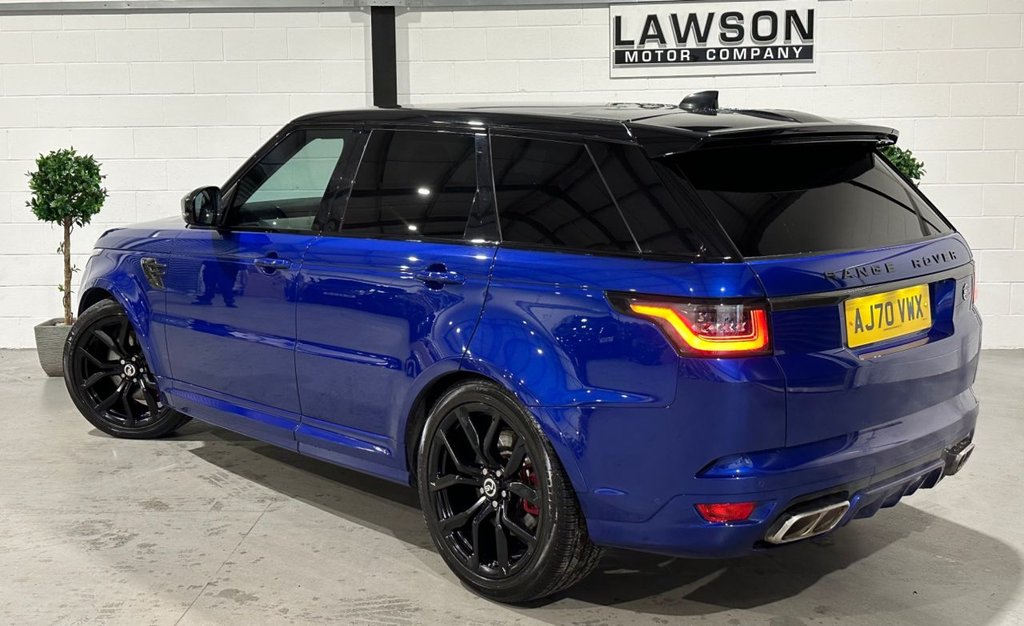 USED 2021 70 LAND ROVER RANGE ROVER SPORT 5.0 P575 V8 GPF SVR SUV 5dr Petrol Auto 4WD Euro 6 (s/s) (575 ps) 