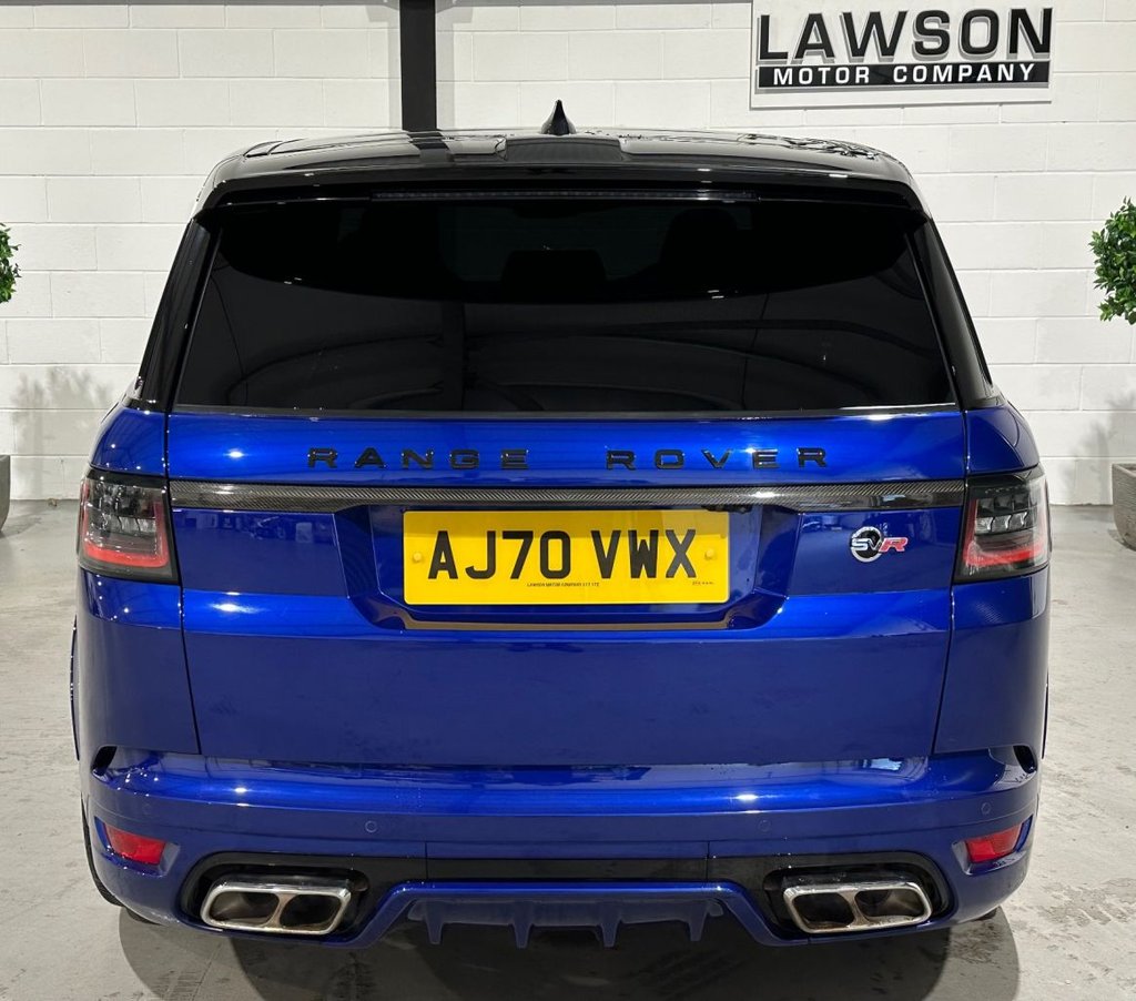 USED 2021 70 LAND ROVER RANGE ROVER SPORT 5.0 P575 V8 GPF SVR SUV 5dr Petrol Auto 4WD Euro 6 (s/s) (575 ps) 