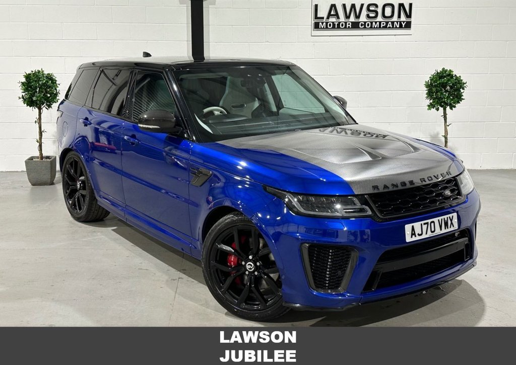USED 2021 70 LAND ROVER RANGE ROVER SPORT 5.0 P575 V8 GPF SVR SUV 5dr Petrol Auto 4WD Euro 6 (s/s) (575 ps) 