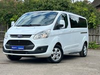 USED 2015 65 FORD TOURNEO CUSTOM 2.2 300 TDCi Limited Minibus Double Cab 5dr Diesel Manual L2 Euro 5 (s/s) (125 ps) NO VAT+LWB+9 Seather+Leather