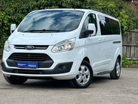 USED 2015 65 FORD TOURNEO CUSTOM 2.2 300 TDCi Limited Minibus Double Cab 5dr Diesel Manual L2 Euro 5 (s/s) (125 ps) NO VAT+LWB+9 Seather+Leather