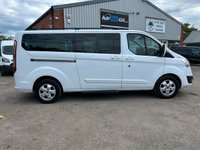 USED 2015 65 FORD TOURNEO CUSTOM 2.2 300 TDCi Limited Minibus Double Cab 5dr Diesel Manual L2 Euro 5 (s/s) (125 ps) NO VAT+LWB+9 Seather+Leather