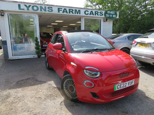 2022 22 Fiat 500e C 42kWh RED Convertible 2dr Electric Automatic (118 ps)