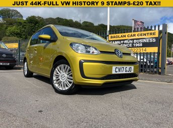 2017 VOLKSWAGEN UP! 1.0 Move up! Hatchback 5dr Petrol Manual Euro 6 (60 ps) &pound;8295.00