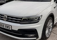 USED 2018 68 VOLKSWAGEN TIGUAN 2.0 TDI R-Line SUV 5dr Diesel DSG Euro 6 (s/s) (150 ps) 20 Inch Alloys, PANROOF, heated seats
