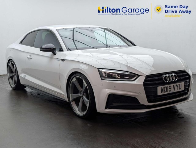 USED 2019 19 AUDI A5 2.0 A5 Black Edition 40 TFSI 2dr CLICK+COLLECT / HOME DELIVERY