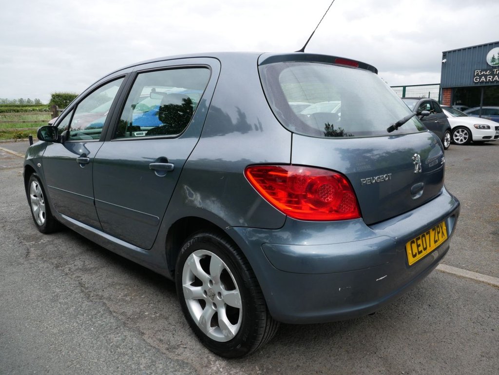 USED 2007 07 PEUGEOT 307 1.6 16v S Hatchback 5dr Petrol Manual (174 g/km, 110 bhp) 12 MONTHS MOT