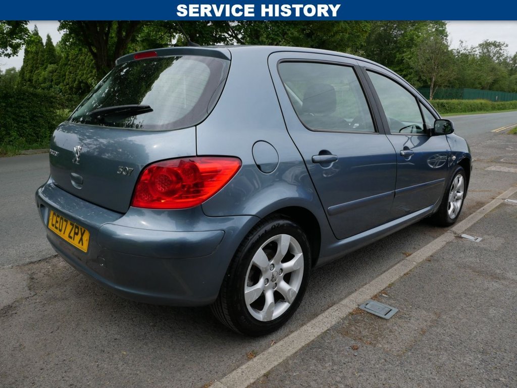USED 2007 07 PEUGEOT 307 1.6 16v S Hatchback 5dr Petrol Manual (174 g/km, 110 bhp) 12 MONTHS MOT