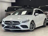 USED 2022 22 MERCEDES-BENZ CLA 1.3 CLA180 AMG Line (Premium Plus 2) Shooting Brake 5dr Petrol 7G-DCT Euro 6 (s/s) (136 ps) FINANCE AVAILABLE + PX WELCOME FSH/PANO ROOF/FULL LEATHER