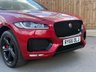USED 2016 66 JAGUAR F-PACE 3.0 V6 S SUV 5dr Petrol Auto AWD Euro 6 (s/s) (380 ps) PAN ROOF, BK PK,ODYSSEY RED