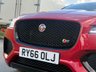 USED 2016 66 JAGUAR F-PACE 3.0 V6 S SUV 5dr Petrol Auto AWD Euro 6 (s/s) (380 ps) PAN ROOF, BK PK,ODYSSEY RED