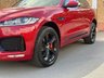 USED 2016 66 JAGUAR F-PACE 3.0 V6 S SUV 5dr Petrol Auto AWD Euro 6 (s/s) (380 ps) PAN ROOF, BK PK,ODYSSEY RED