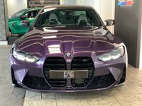 USED 2024 73 BMW M3 3.0 BiTurbo Competition Saloon 4dr Petrol Steptronic M xDrive Euro 6 (s/s) (510 ps) BMW INDIVIDUAL TECHNO VIOLET