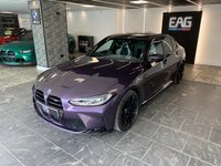 USED 2024 73 BMW M3 3.0 BiTurbo Competition Saloon 4dr Petrol Steptronic M xDrive Euro 6 (s/s) (510 ps) BMW INDIVIDUAL TECHNO VIOLET