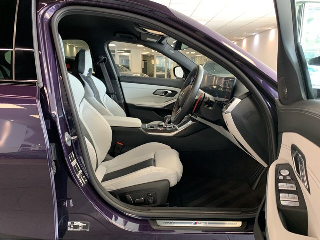 USED 2024 73 BMW M3 3.0 BiTurbo Competition Saloon 4dr Petrol Steptronic M xDrive Euro 6 (s/s) (510 ps) BMW INDIVIDUAL TECHNO VIOLET
