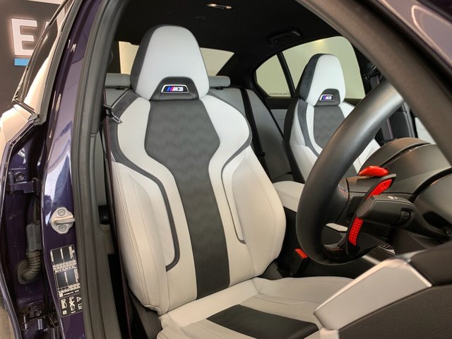 USED 2024 73 BMW M3 3.0 BiTurbo Competition Saloon 4dr Petrol Steptronic M xDrive Euro 6 (s/s) (510 ps) BMW INDIVIDUAL TECHNO VIOLET