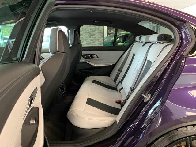 USED 2024 73 BMW M3 3.0 BiTurbo Competition Saloon 4dr Petrol Steptronic M xDrive Euro 6 (s/s) (510 ps) BMW INDIVIDUAL TECHNO VIOLET