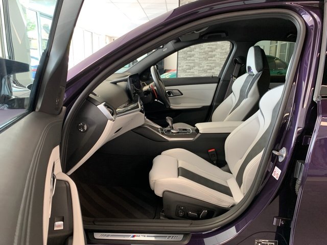USED 2024 73 BMW M3 3.0 BiTurbo Competition Saloon 4dr Petrol Steptronic M xDrive Euro 6 (s/s) (510 ps) BMW INDIVIDUAL TECHNO VIOLET