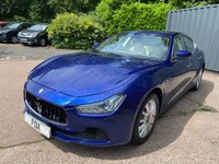 USED 2016 66 MASERATI GHIBLI 3.0D V6 Saloon 4dr Diesel ZF Euro 5 (s/s) (275 ps) CRUISE-2XKEYS-PARKING SENSORS-81K