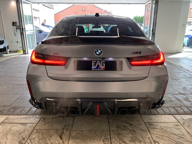 USED 2023 23 BMW M3 3.0 BiTurbo Competition Saloon 4dr Petrol Steptronic M xDrive Euro 6 (s/s) (510 ps) BMW INDIVIDUAL FROZEN GREY
