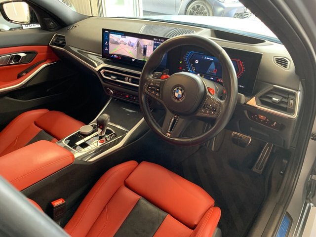USED 2023 23 BMW M3 3.0 BiTurbo Competition Saloon 4dr Petrol Steptronic M xDrive Euro 6 (s/s) (510 ps) BMW INDIVIDUAL FROZEN GREY
