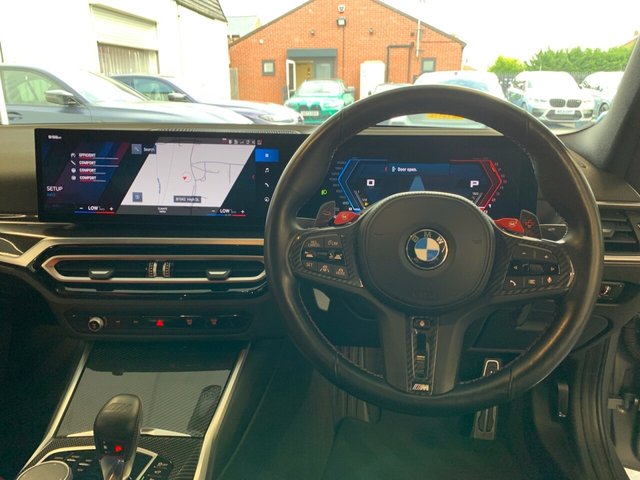 USED 2023 23 BMW M3 3.0 BiTurbo Competition Saloon 4dr Petrol Steptronic M xDrive Euro 6 (s/s) (510 ps) BMW INDIVIDUAL FROZEN GREY