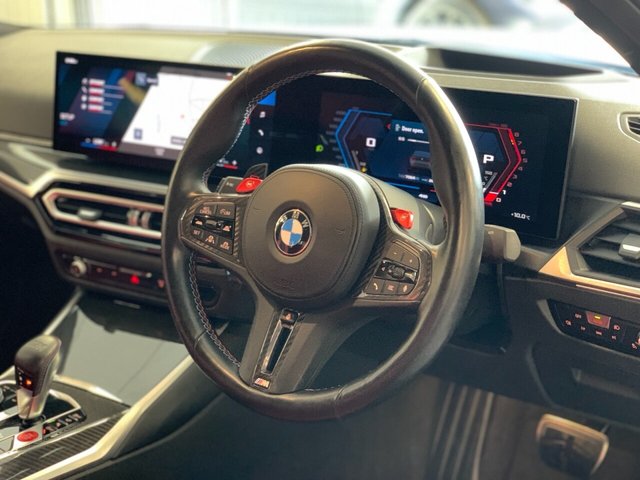 USED 2023 23 BMW M3 3.0 BiTurbo Competition Saloon 4dr Petrol Steptronic M xDrive Euro 6 (s/s) (510 ps) BMW INDIVIDUAL FROZEN GREY