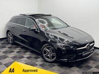 USED 2021 71 MERCEDES-BENZ CLA 1.3 CLA250e 15.6kWh AMG Line (Premium Plus) Shooting Brake 5dr Petrol Plug-in Hybrid 8G-DCT Euro 6 (s/s) (218 ps) 1 Owner From New / Pan Roof / Sat Nav / 2 Tone Leather / Heated Seats / Reverse Camera / Parking Sensors / Ambient Lighting / Cruise Control / ISOFIX
