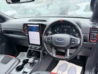 USED 2023 23 FORD RANGER Grey 3.0T V6 EcoBoost Raptor pickup, 74,165 miles, Euro 6, auto 4WD, Half leather, 360 Cameras, Sat nav, Touchscreen, A/C. Plus VAT @ 20%! This 2023 Ford Ranger T V6 Raptor is a superb example, having had only one owner since new. It boasts a powerful 3.0L Petrol Engine and a robust Four Wheel Drive drivetrain, all meeting the Euro 6 emission standards. This Raptor trim level comes equipped with a suite of convenient features, including Front and Reverse Parking Aid with parking assistance sensors, Passive Keyless Entry and Start for effortless access, and Wireless Charging for your devices. Comfort is further enhanced by the Front