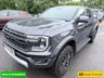 USED 2023 23 FORD RANGER Grey 3.0T V6 EcoBoost Raptor pickup, 74,165 miles, Euro 6, auto 4WD, Half leather, 360 Cameras, Sat nav, Touchscreen, A/C. Plus VAT @ 20%! This 2023 Ford Ranger T V6 Raptor is a superb example, having had only one owner since new. It boasts a powerful 3.0L Petrol Engine and a robust Four Wheel Drive drivetrain, all meeting the Euro 6 emission standards. This Raptor trim level comes equipped with a suite of convenient features, including Front and Reverse Parking Aid with parking assistance sensors, Passive Keyless Entry and Start for effortless access, and Wireless Charging for your devices. Comfort is further enhanced by the Front
