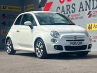USED 2015 15 FIAT 500 1.2 S Hatchback 3dr Petrol Dualogic Euro 6 (s/s) (69 bhp) AUTO !!!