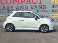 USED 2015 15 FIAT 500 1.2 S Hatchback 3dr Petrol Dualogic Euro 6 (s/s) (69 bhp) AUTO !!!