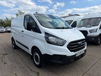 USED 2021 71 FORD TRANSIT CUSTOM 2.0 TDCI T300 LEADER ECOBLUE L1 H1 SWB LOW ROOF. 105BHP. AIRCON. FINANCE. PX. WETBELT REPLACED. AC. FINANCE. LEADER. SWB. EURO 6.
