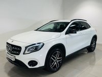 USED 2018 68 MERCEDES-BENZ GLA 1.6 GLA180 Urban Edition SUV 5dr Petrol Manual Euro 6 (s/s) (122 ps) Polar White | Black Part Leather Interior | Night Pack | Apple CarPlay | Privacy Glass | ULEZ OK