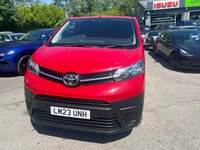 USED 2023 23 TOYOTA PROACE Red 1.5D Active MWB panel van, 43,800 miles, Euro 6, Touchscreen Display, Bluetooth, Air Conditioning, Cruise control. Plus VAT @ 20%! * MANUAL***AIR CON**BLUETOOTH