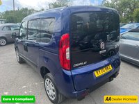 USED 2021 70 FIAT DOBLO Blue 1.4 Petrol Disabled access Crew Cab van, 13,250 miles, Euro 6, 5-Speed manual, Air Conditioning, Rear ramp, Rear sensors, radio. Plus VAT @ 20%! 1.4 Petrol Disabled Access Crew Cab Van 5dr Manual Euro 6 in Blue with just 13,250 miles, ULEZ compliant Euro 6 petrol disabled access crew cab van presented in excellent condition throughout with exceptionally low mileage for its age. This versatile and practical vehicle comes with a great specification including a smooth 5-speed manual gearbox, air conditioning, rear access ramp, rear parking sensors, radio system, spacious crew cab seating and much more! Designed with accessibility and comfor